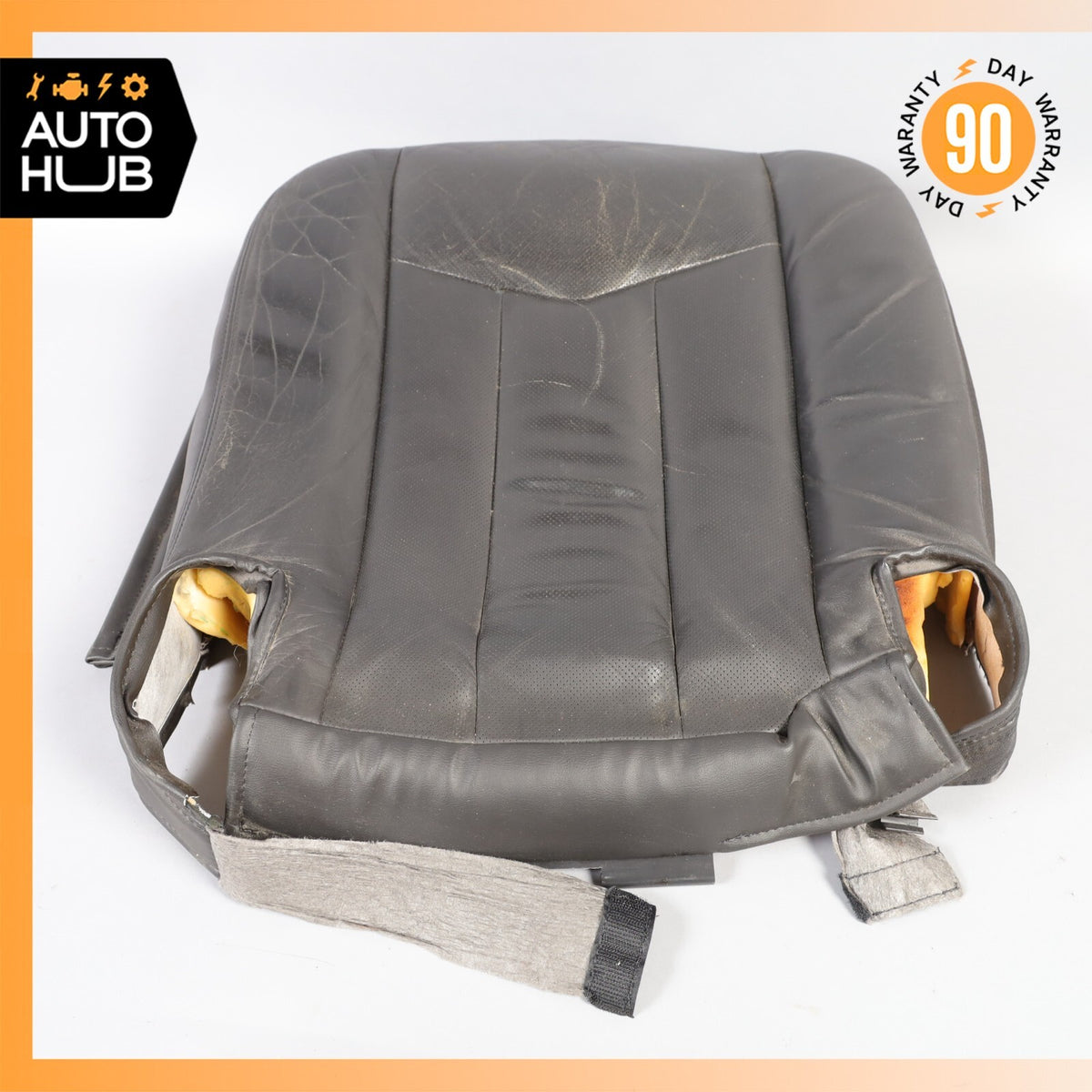 04-08 Cadillac XLR Left Driver Side Bottom Lower Seat Cushion Black OEM - photo 9