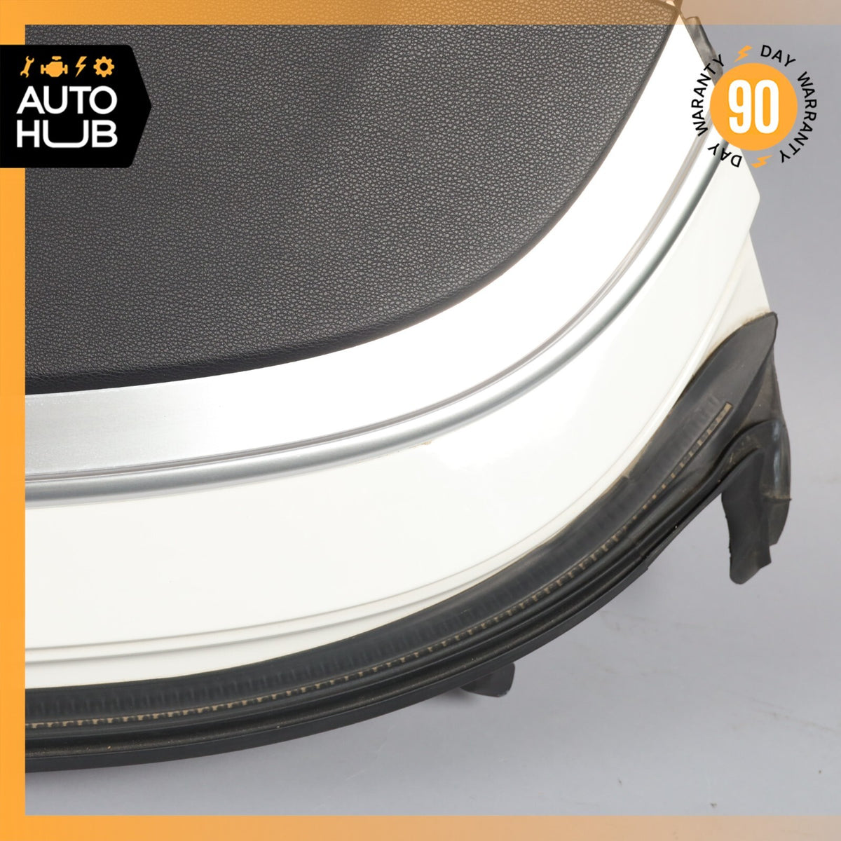 07-13 BMW E93 328i 335i Convertible Top Folding Lid Cover Panel Alpine White OEM - photo 8