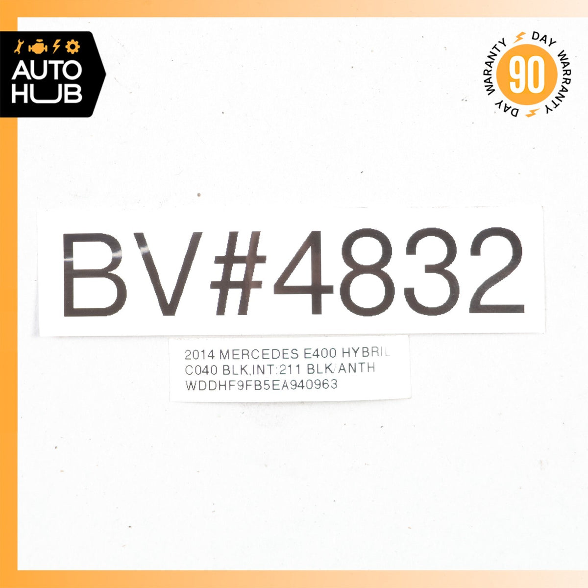 2013 Mercedes W212 E400 Hybrid Battery Starter Alternator Cable Harness OEM - photo 12