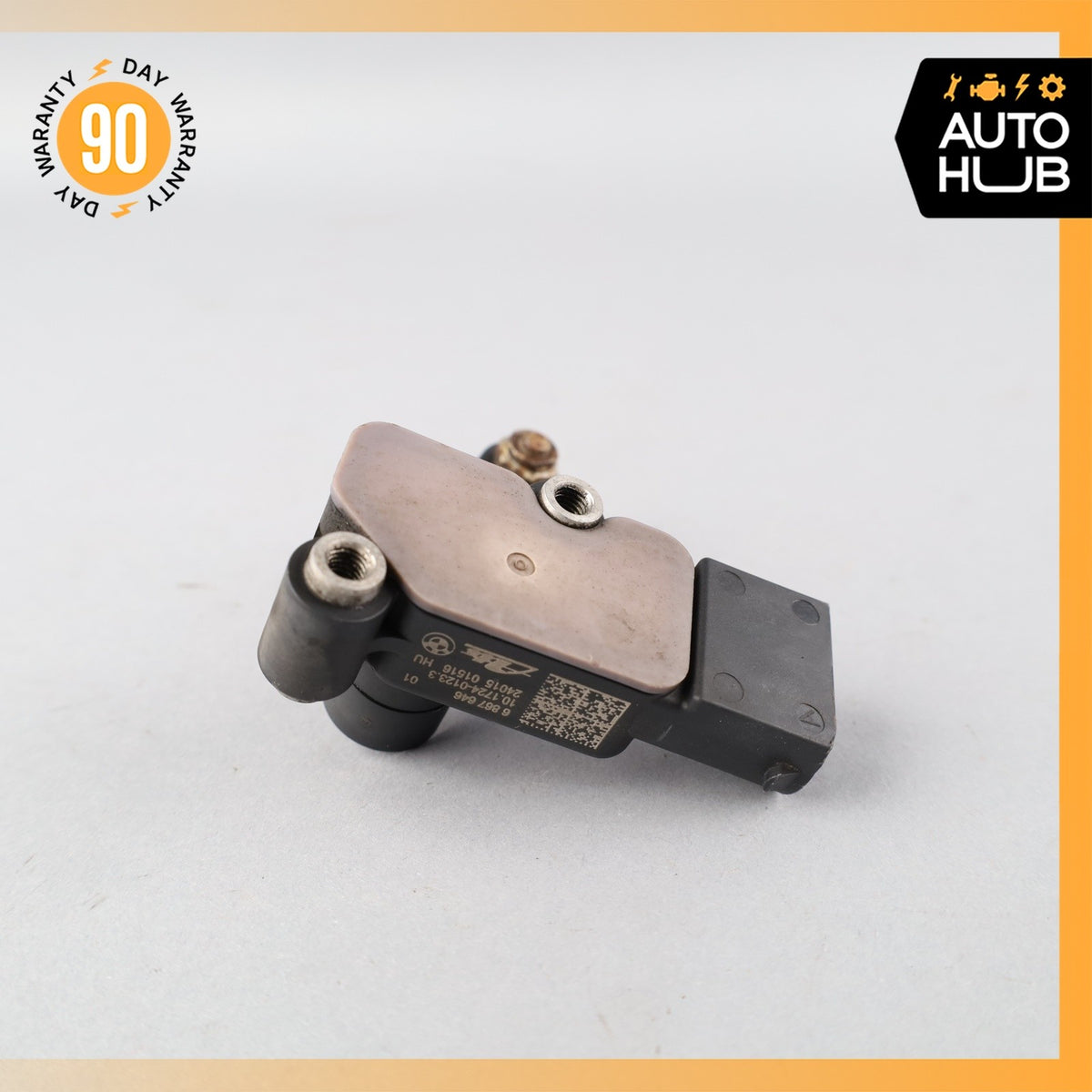 14-20 BMW F15 X5 X6 Rear Headlight Suspension Level Sensor 6867646 OEM - photo 5