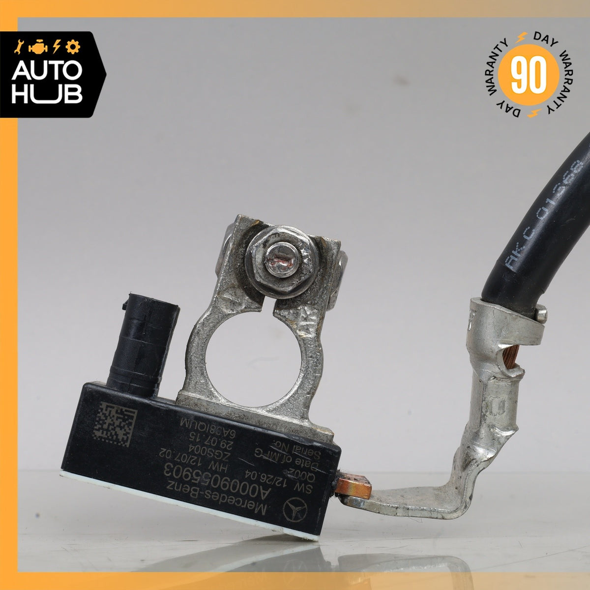 Mercedes W205 C63 AMG Negative Battery Terminal Cable Wire OEM - photo 3
