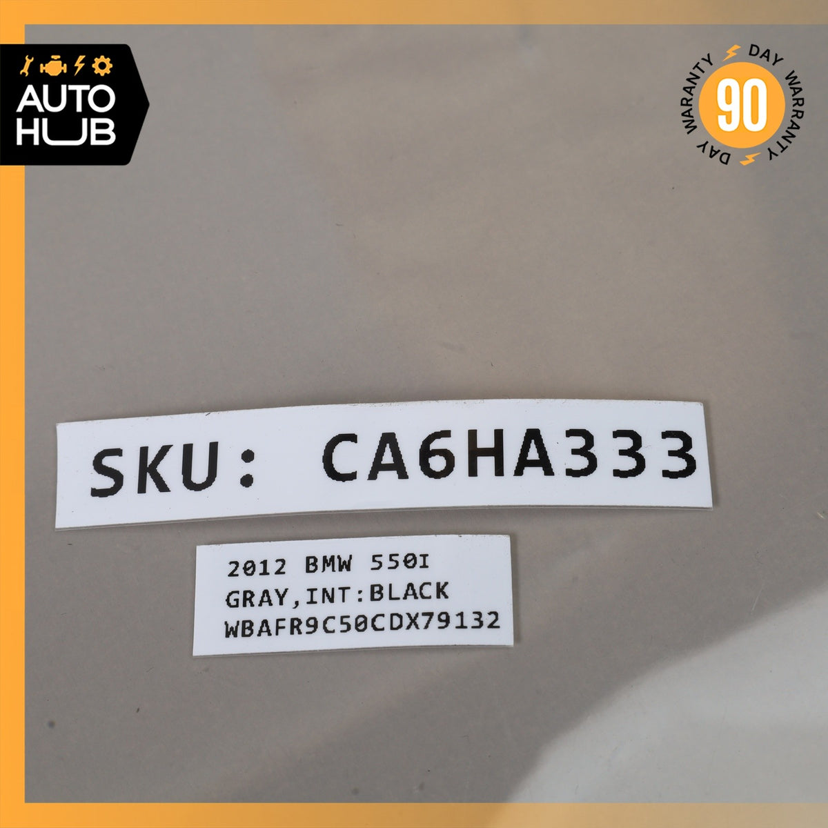 11-16 BMW F10 550i 528i 535i Fuel Door Lid Gas Tank Cover OEM - photo 5