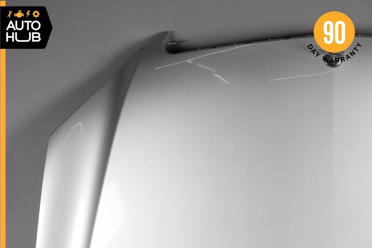 07-13 Mercedes W221 S63 AMG S550 Hood Panel Assembly Iridium Silver Metallic OEM - photo 2