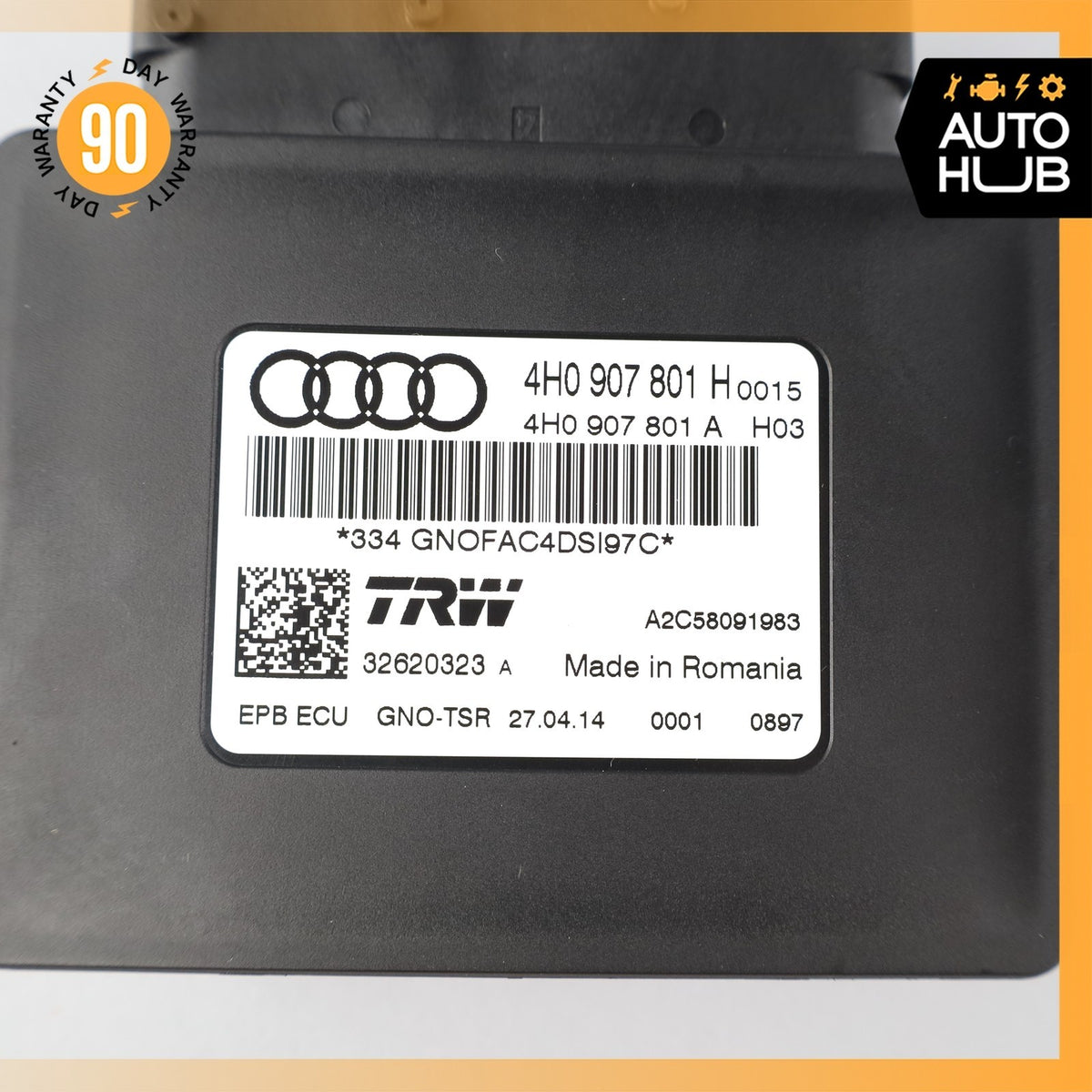 Audi 4G8 A7 S7 Electronic Parking Brake Control Module 4H0907801H OEM - photo 8