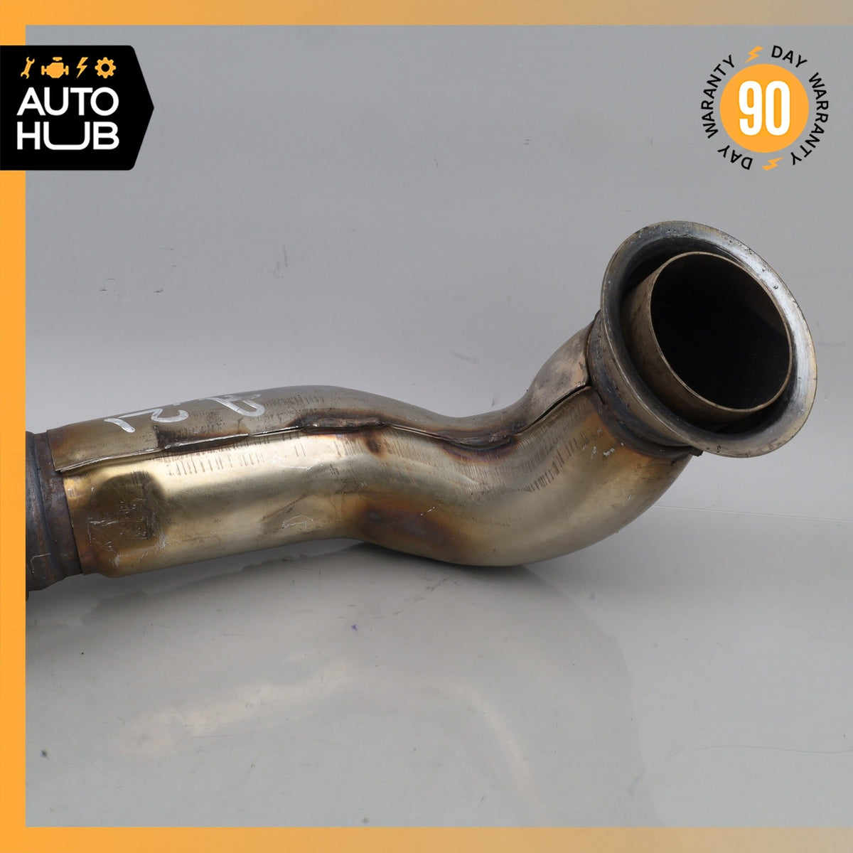 12-19 Mercedes W166 ML350 GLE350d BlueTec Engine Exhaust Downpipe OEM - photo 5