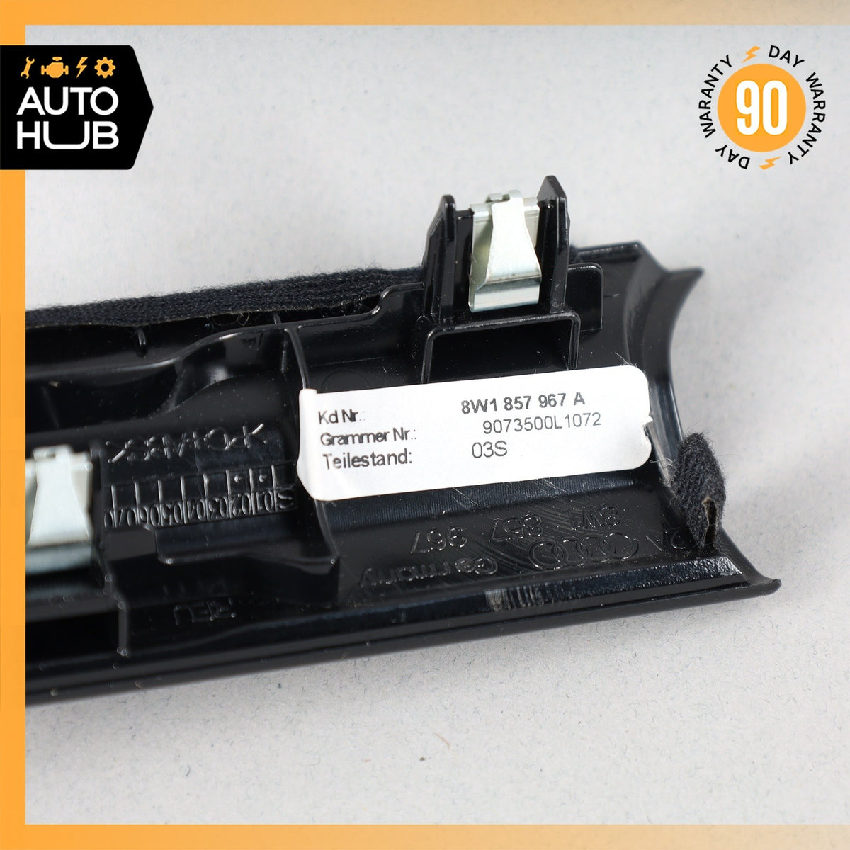 Audi B9 S5 A5 Left Driver Side Dashboard Dash Trim Molding Black OEM - photo 7