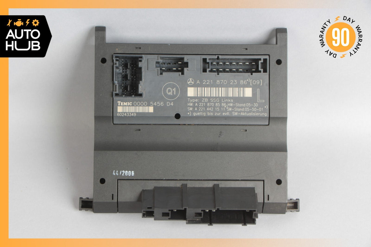 07-13 Mercedes W221 S600 S63 Front Left Driver Side Under Seat Control Unit OEM - photo 6