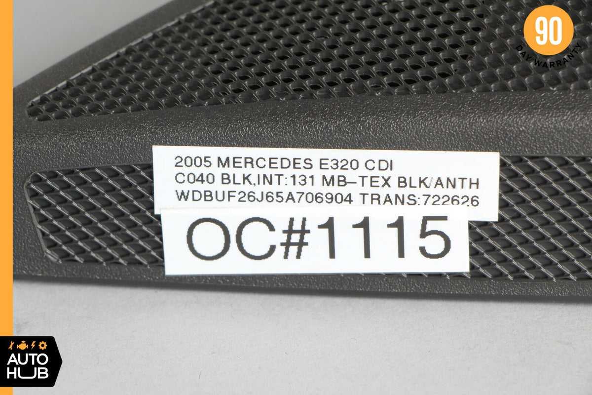 03-06 Mercedes W211 E320 E55 AMG E500 Tweeter Speaker Cover Front Left Black OEM - photo 12