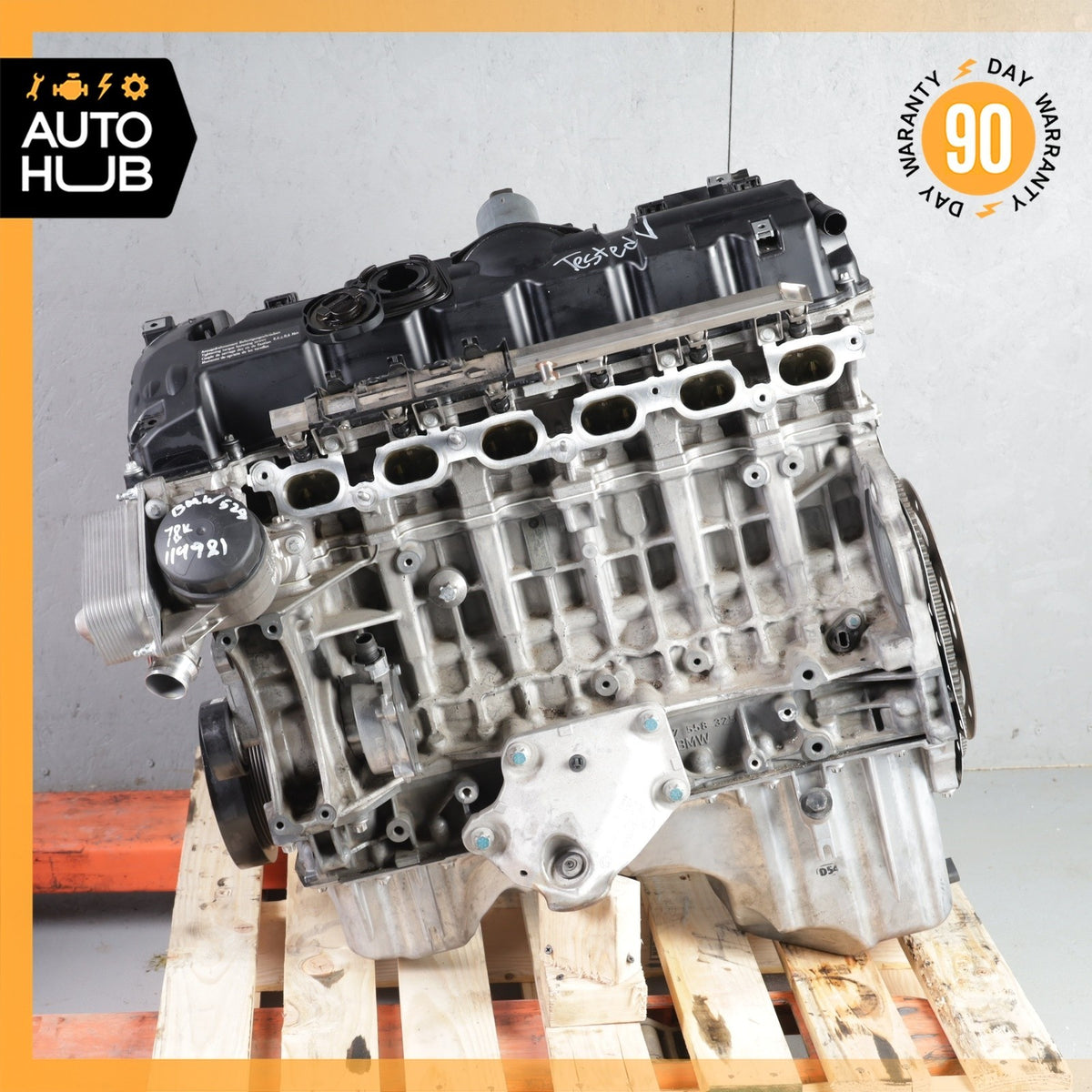 07-13 BMW E60 528i 328i Z4 3.0L N52B30A Engine Motor Assembly OEM 78k - photo 5