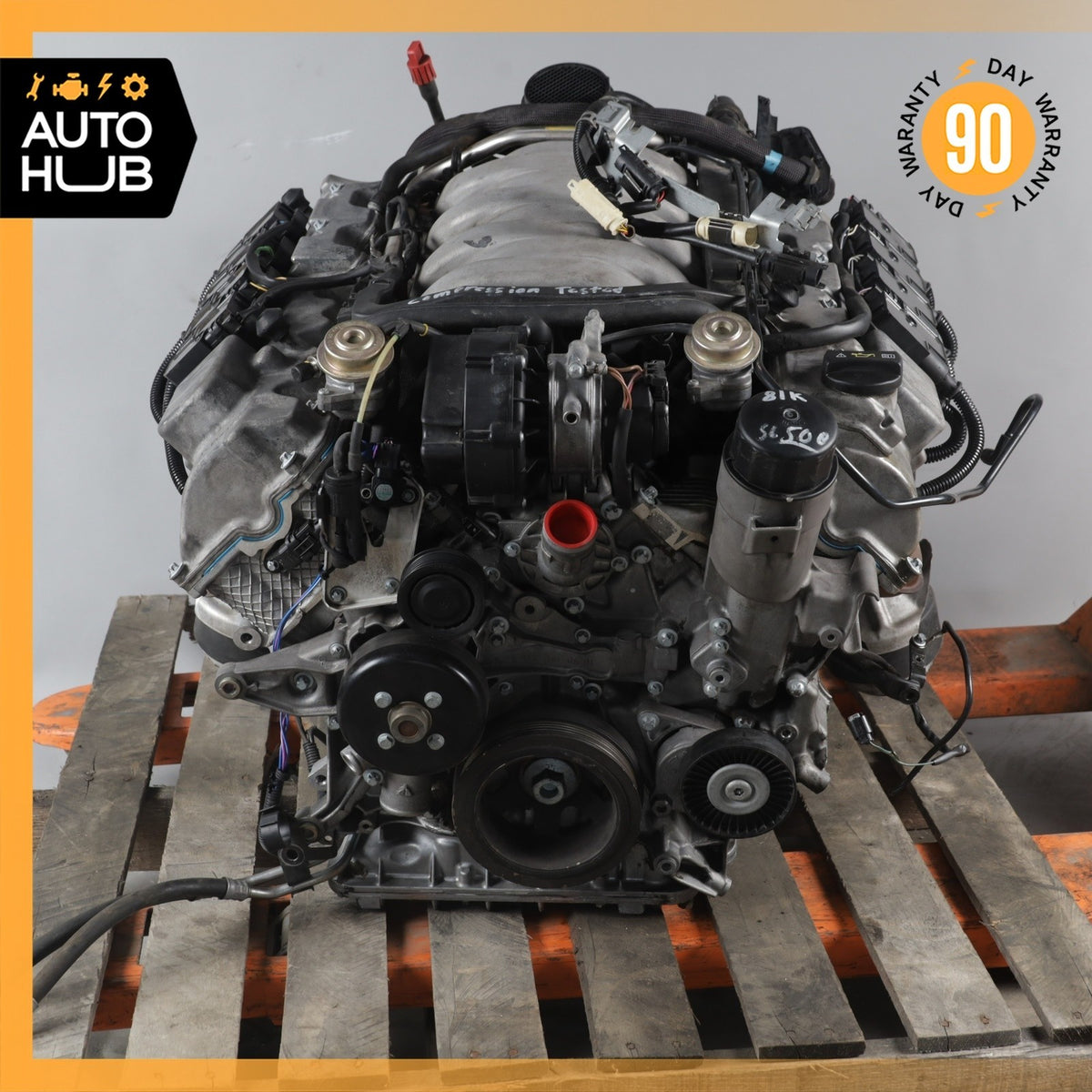 99-06 Mercedes R230 SL500 E500 CLK500 Engine Motor Assembly 5.0 V8 M113 OEM 81k - photo 6