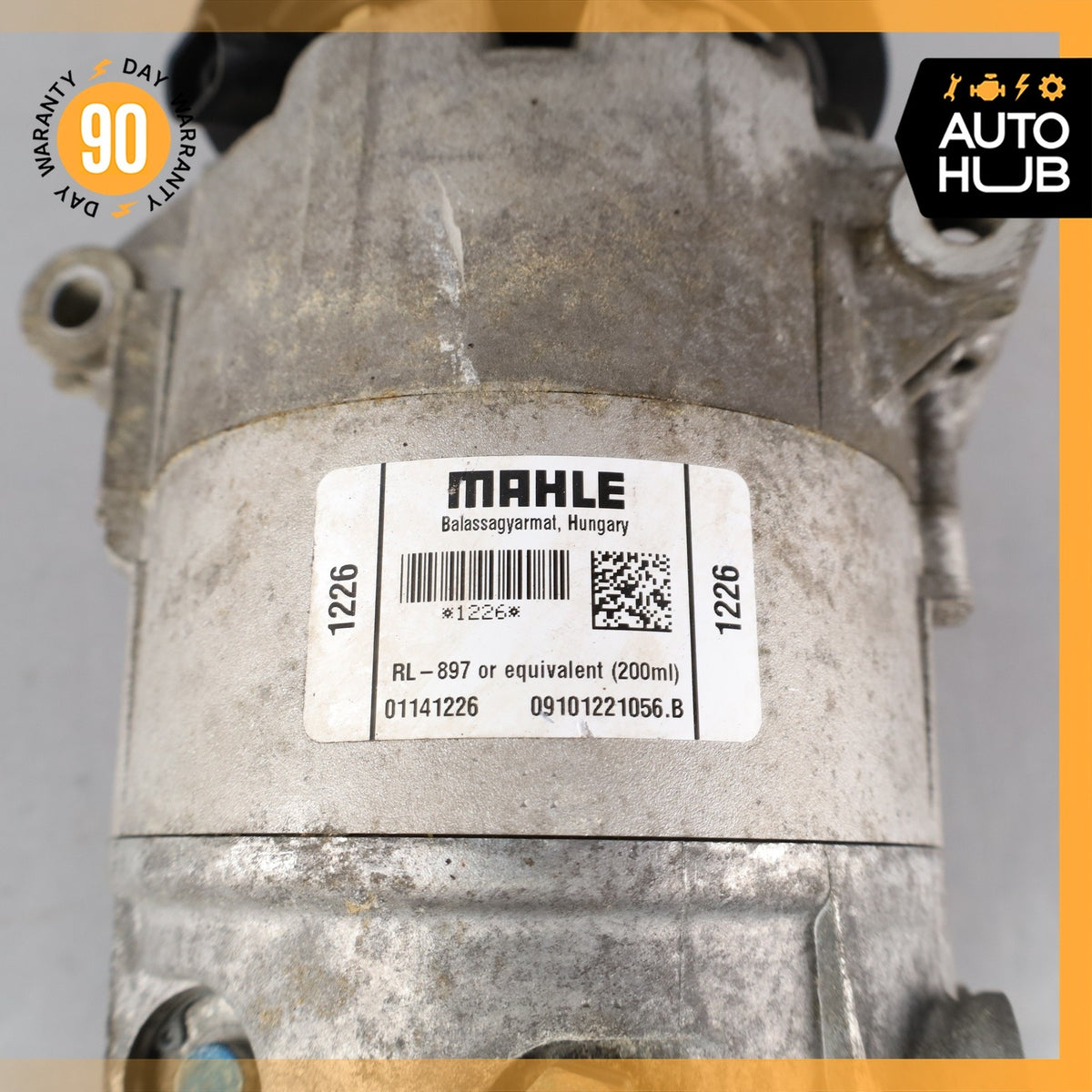 04-19 Maserati GranTurismo M145 A/C Air Conditioning Compressor 01141226 OEM 58k - photo 13