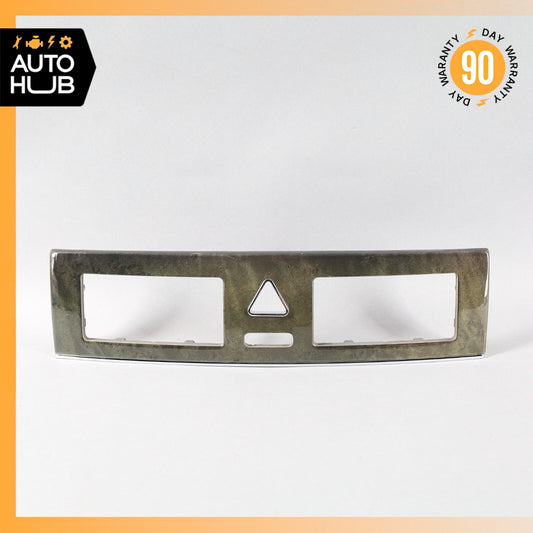 05-07 Mercedes W203 C230 C320 C350 Dash Control Switch Panel Trim Bezel Wood OEM - photo 1