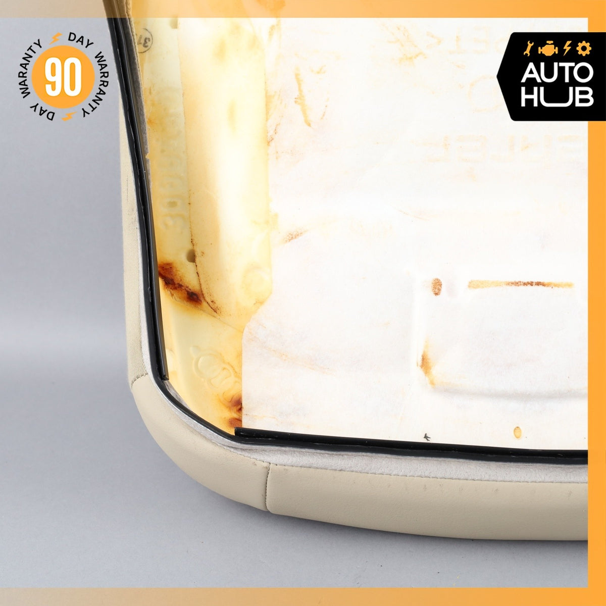 Audi 4M Q7 Front Right Passenger Side Lower Bottom Seat Cushion Beige OEM 87k - photo 15