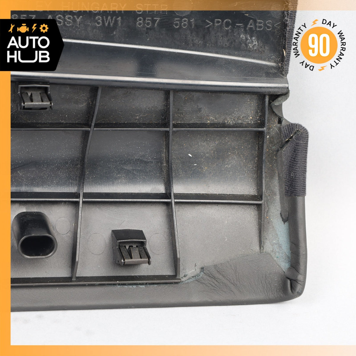03-15 Bentley Continental GT Right Knee Panel Under Dashboard Dash w/Trim OEM - photo 9