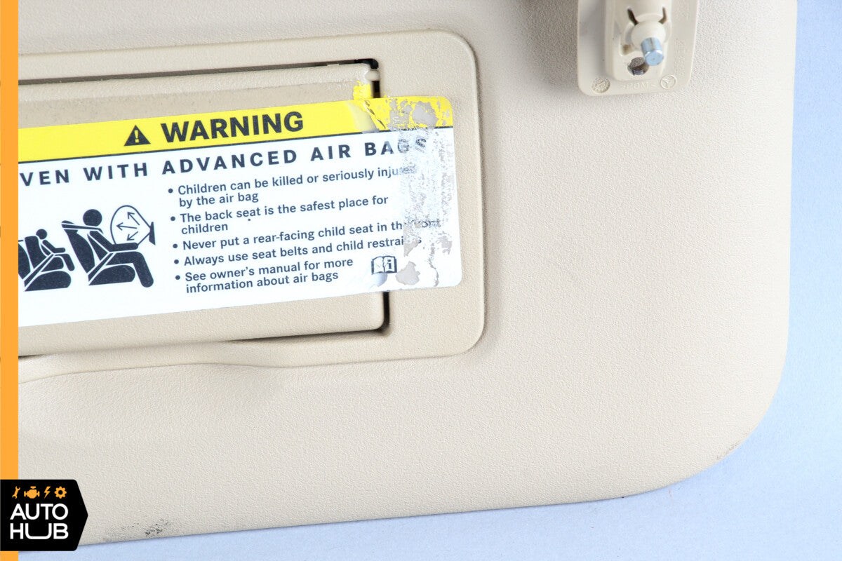 06-12 Mercedes X164 GL550 ML450 Sun Visor Sunvisor Front Right Side Beige OEM - photo 10