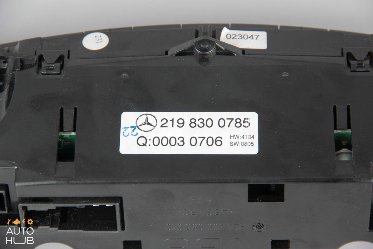06-11 Mercedes W219 CLS500 CLS550 AC A/C Climate Control Unit 2198300785 OEM - photo 7