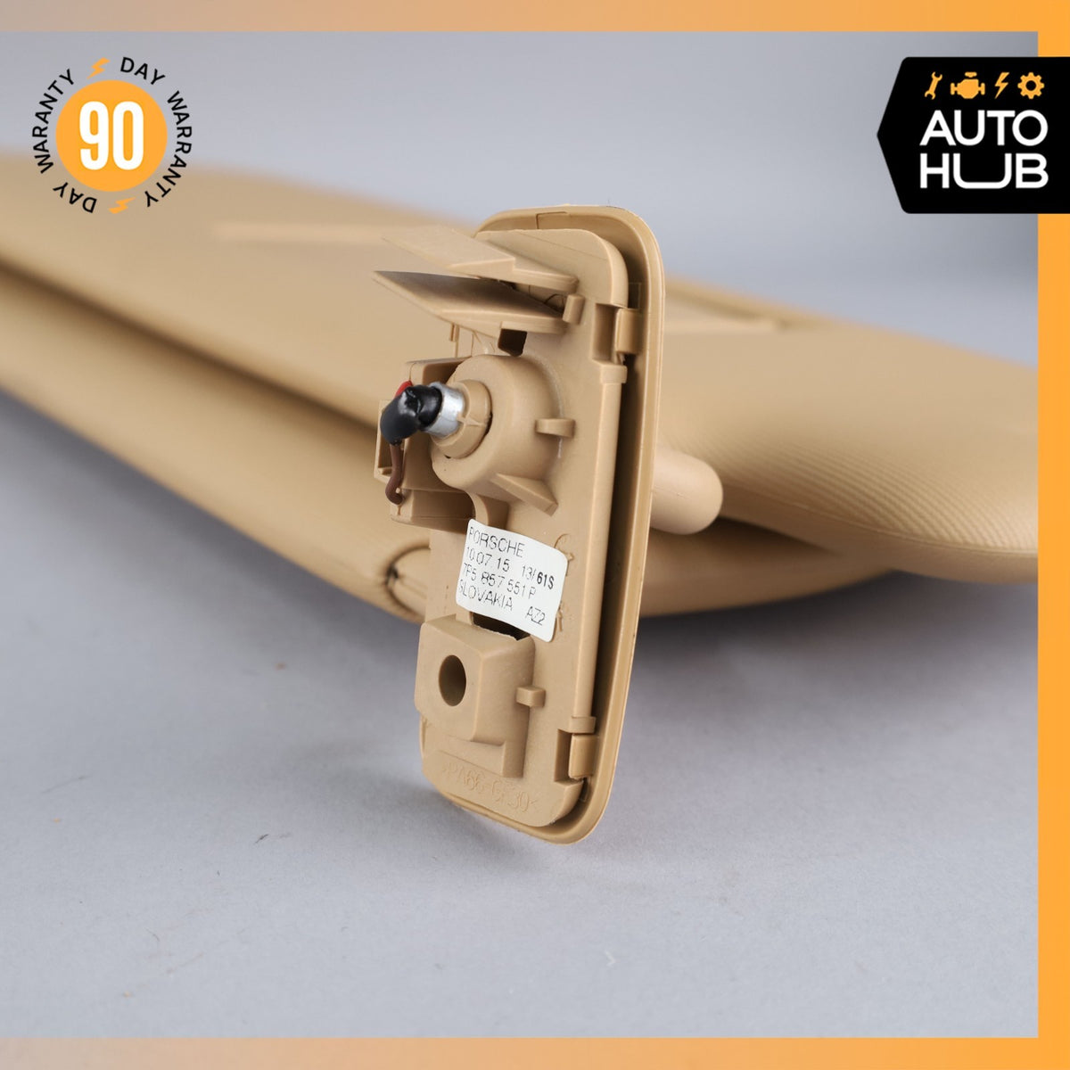 15-18 Porsche Cayenne 958 Sun Visor Sunvisor Front Left Luxor Beige OEM - photo 16