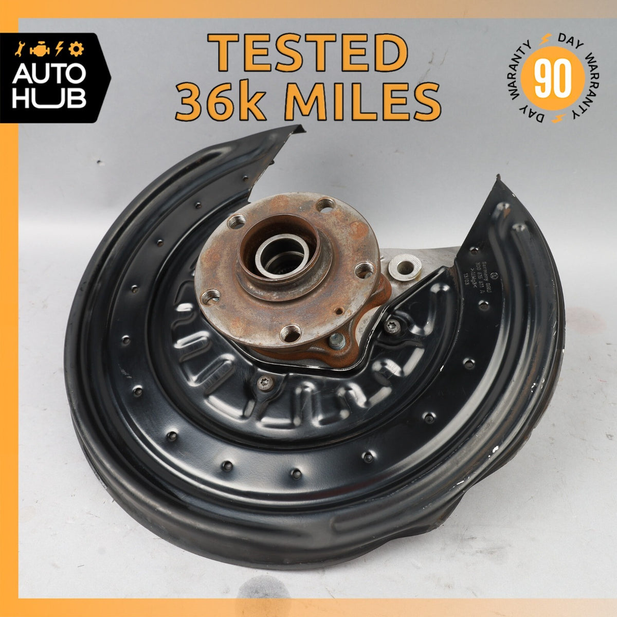 03-13 Bentley Continental GT Rear Left Driver Side Spindle Knuckle Hub OEM 36k - photo 1