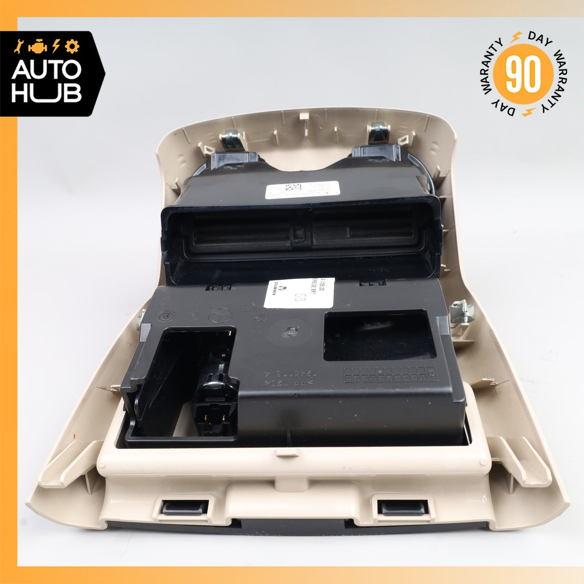 Mercedes W205 C300 Rear Center Console AC Air Vent Trim OEM - photo 22