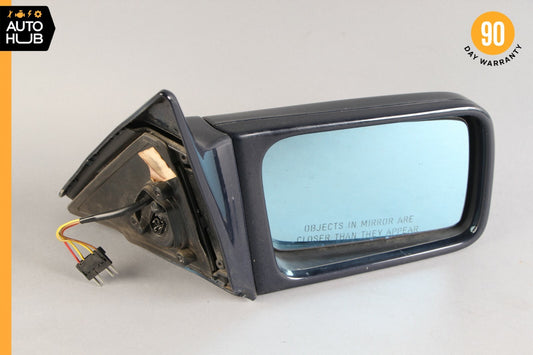 90-96 Mercedes R129 SL320 300SL Side View Door Mirror Right Passenger Blue OEM - photo 1