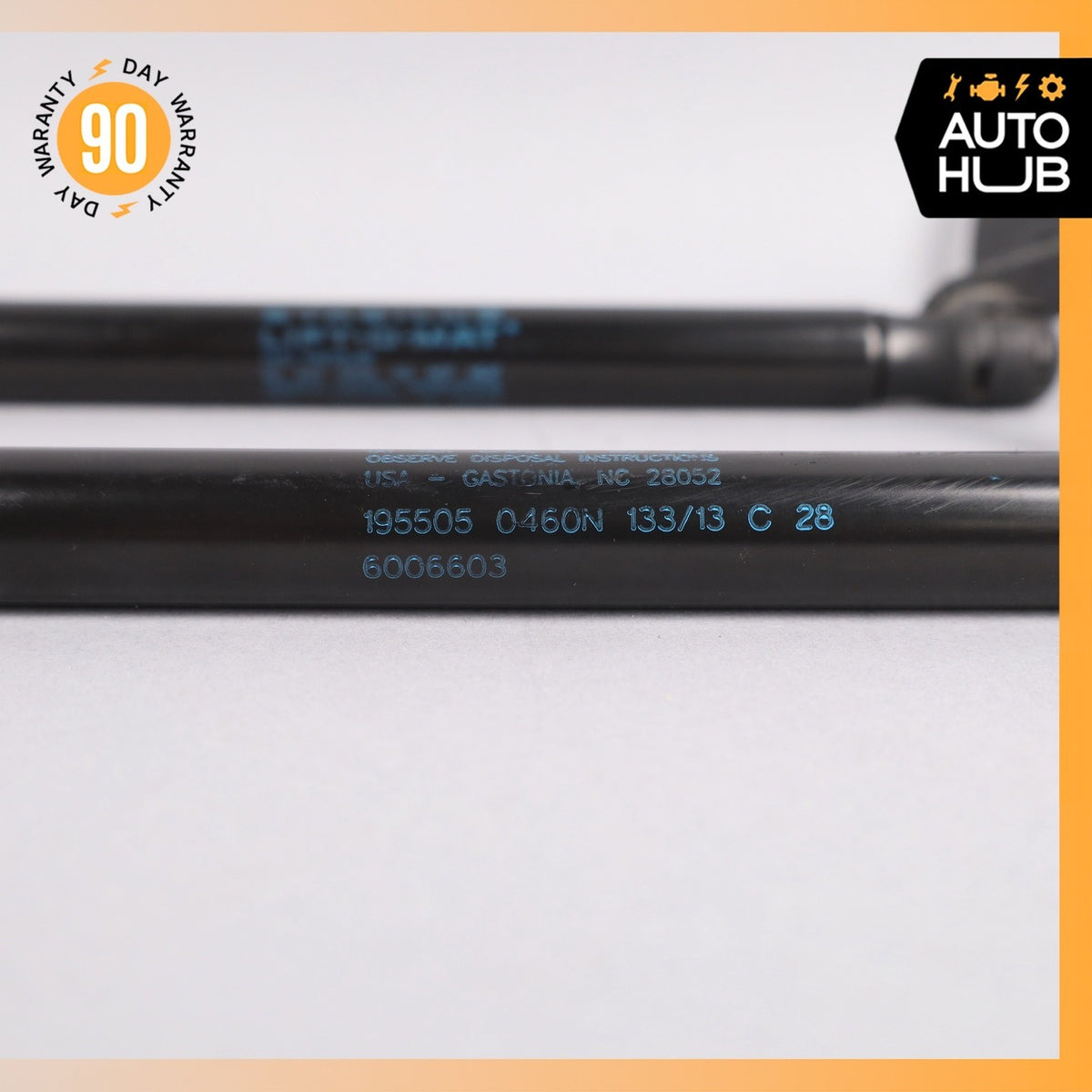 12-20 Tesla Model S Front Hood Shock Strut Set 600660300C OEM 63k - photo 6
