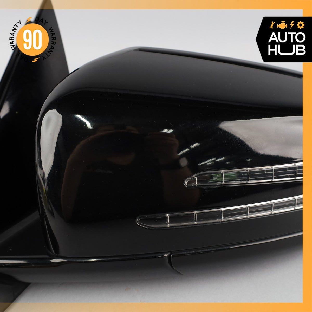 10-13 Mercedes W212 E350 E550 Left Driver Side Rear View Door Mirror OEM 70k - photo 10