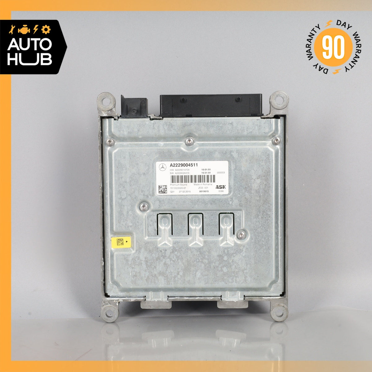 14-17 Mercedes W205 С300 S550 Burmester ASK Sound Amplifier Assembly OEM - photo 8