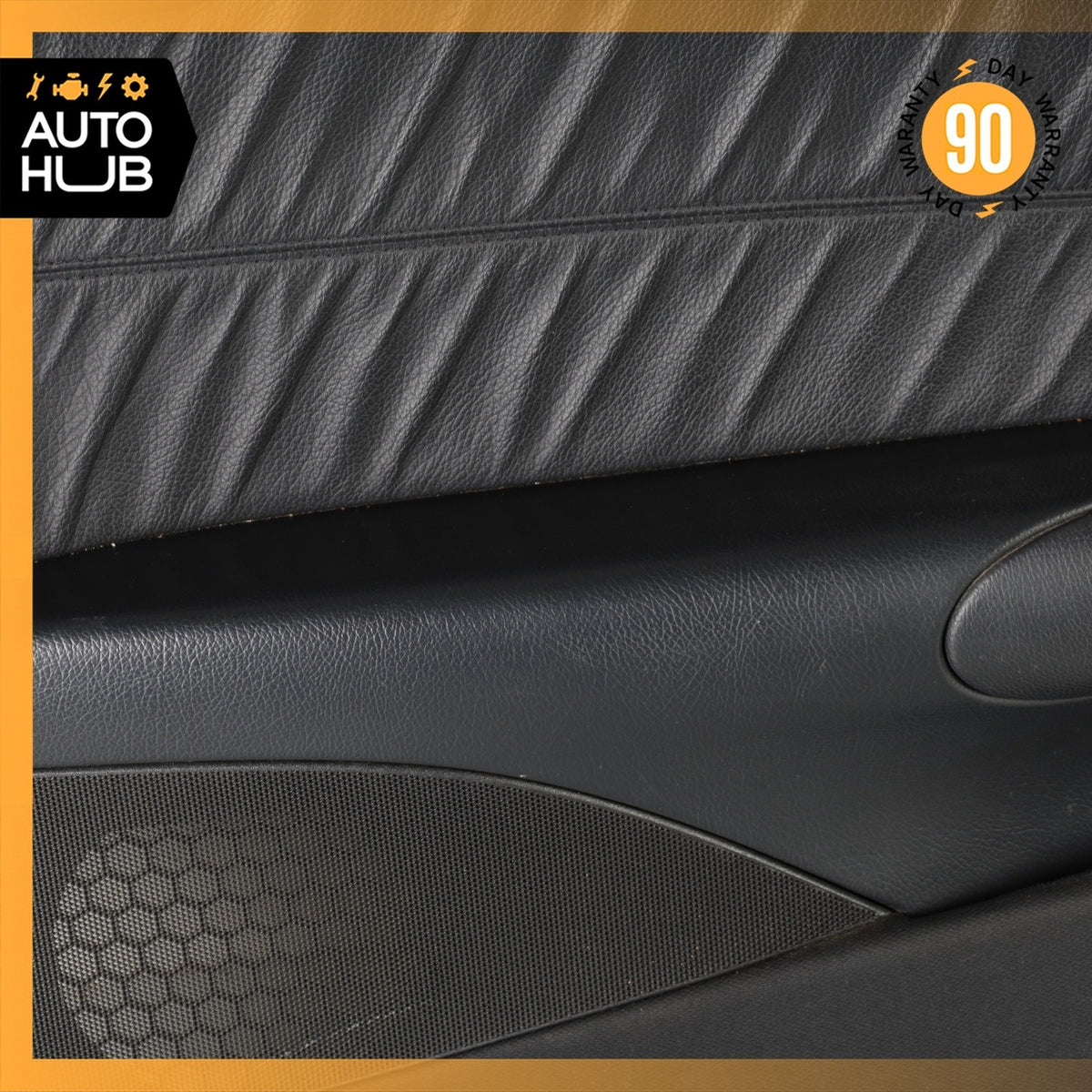 06-09 Mercedes W209 CLK350 CLK500 Door Panel Front Left Side Black OEM - photo 11