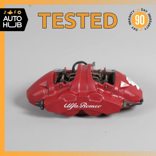 17-26 Alfa Romeo 949 Stelvio Giulia Front Left Driver Sid Brake Calipers Red OEM - photo 1