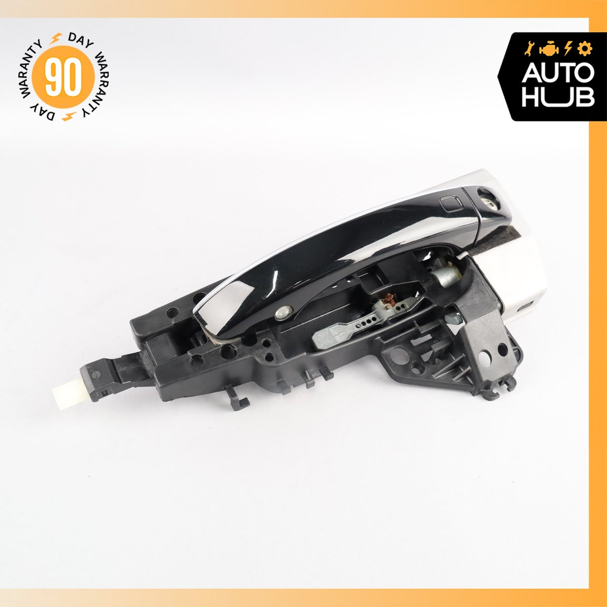 Audi D4 A8L Front Left Driver Exterior Door Handle Black 4H1837885 OEM - photo 1