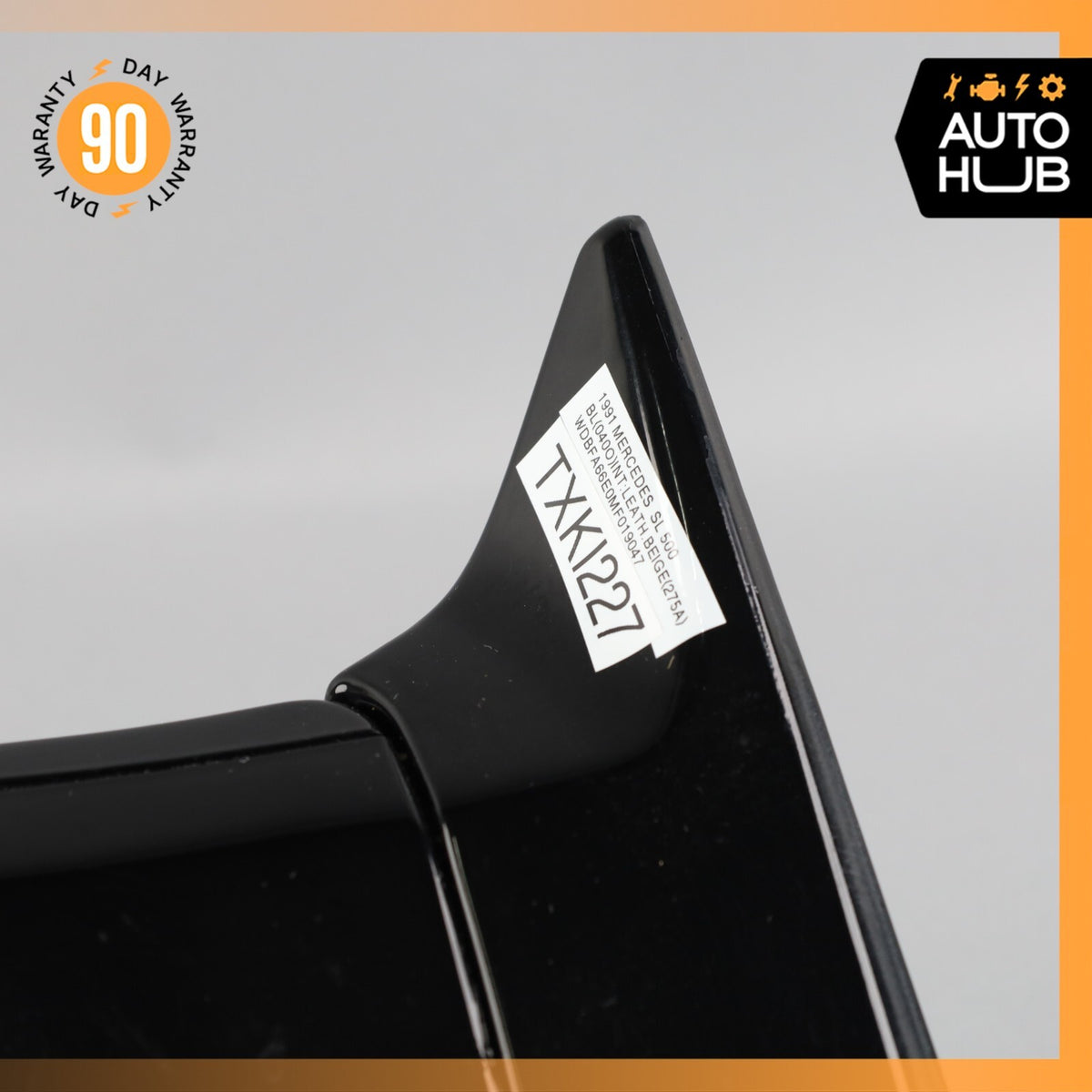 90-96 Mercedes R129 SL320 SL500 300SL Side View Door Mirror Right Side Black OEM - photo 13