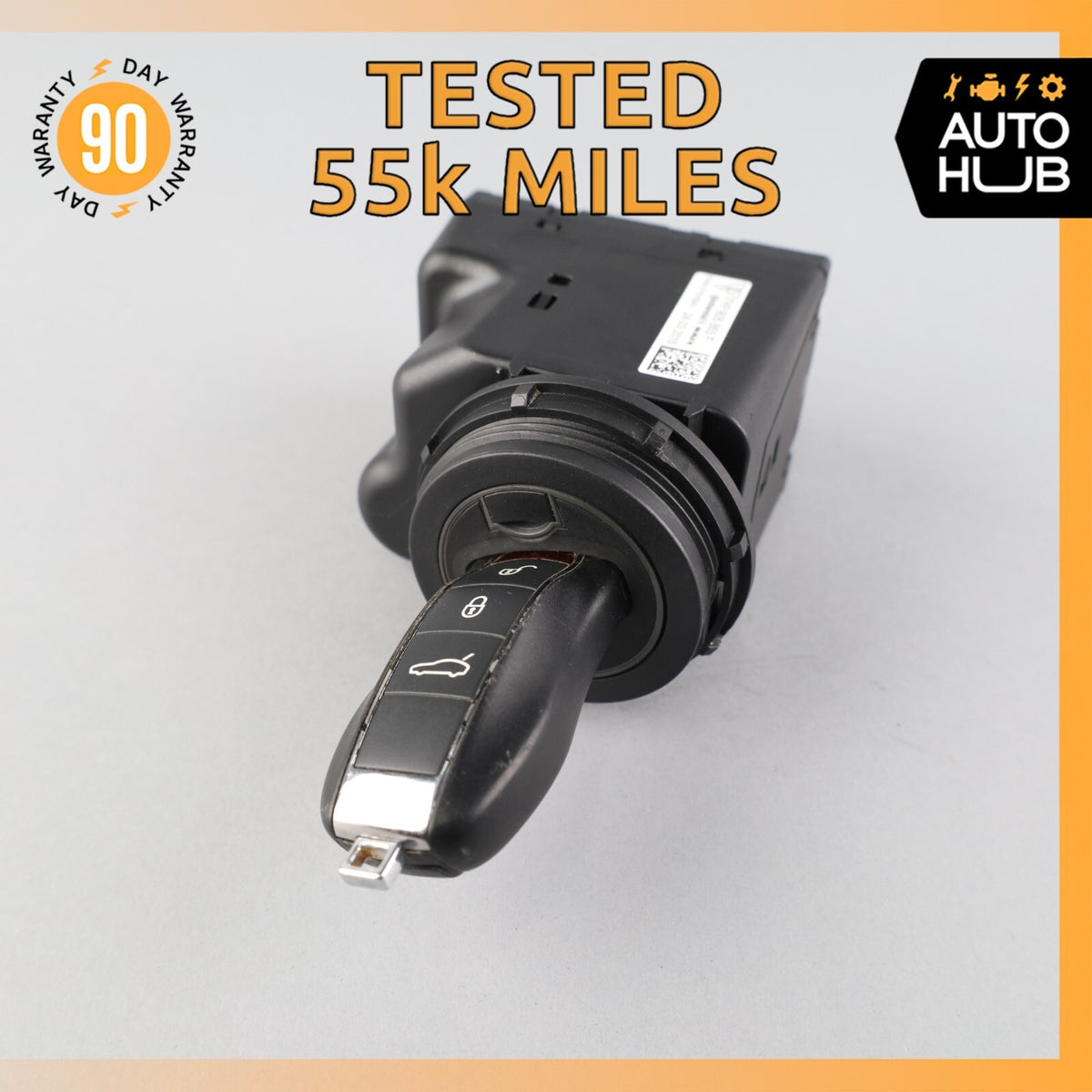 2014 Porsche Panamera 970 Start Ignition Switch Module w/ Key OEM 55k - photo 1