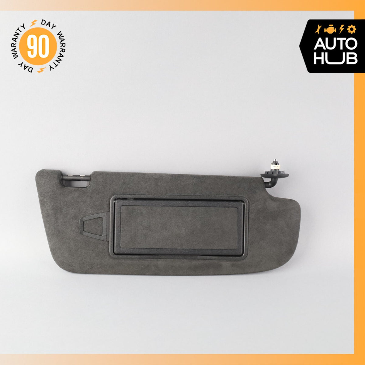 Mercedes W216 CL600 S63 AMG Right Side Sun Visor Shade Sunvisor Black Suede OEM - photo 1