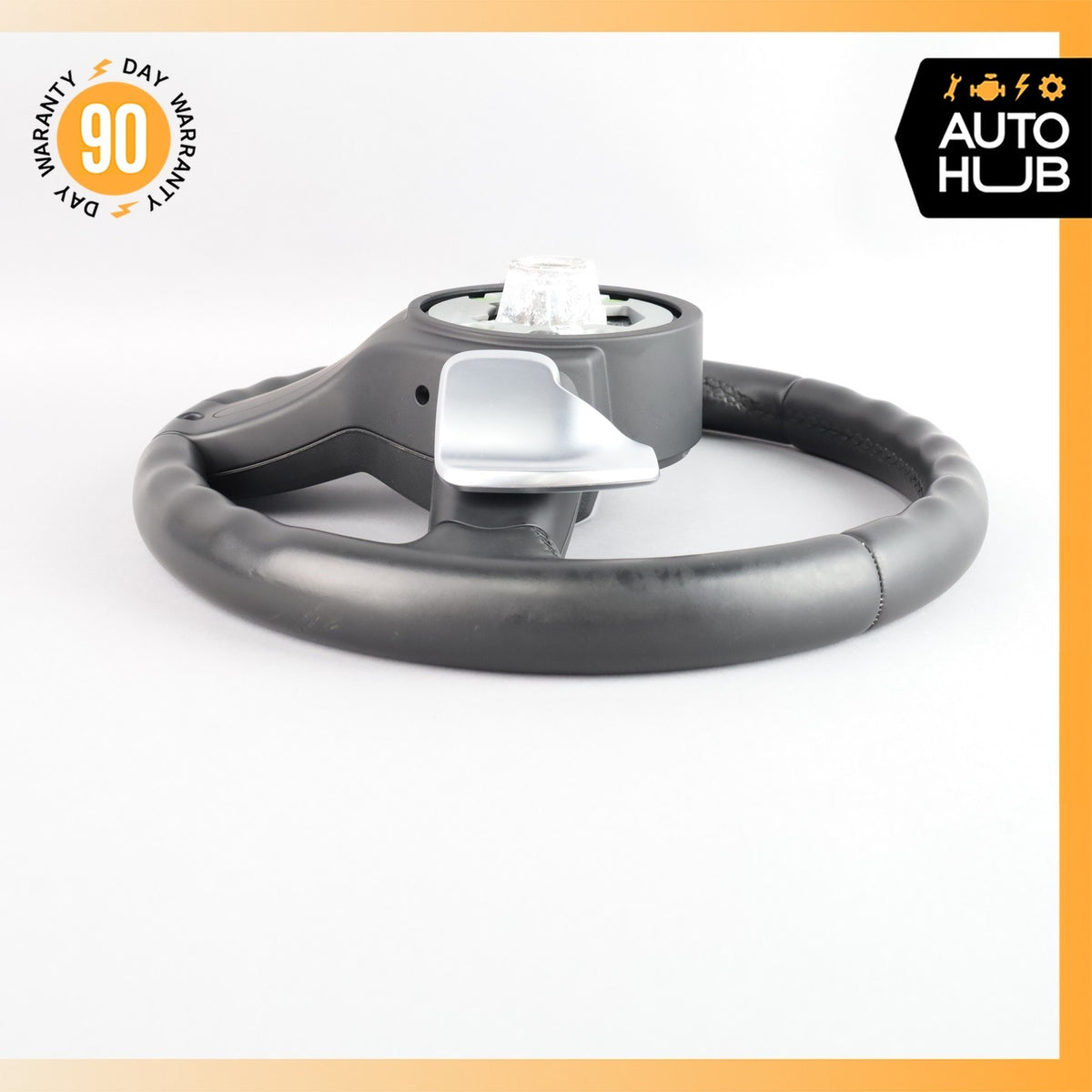15-19 BMW F15 X5 X3 X6 M Sport Steering Wheel Leather Black OEM 69k - photo 10