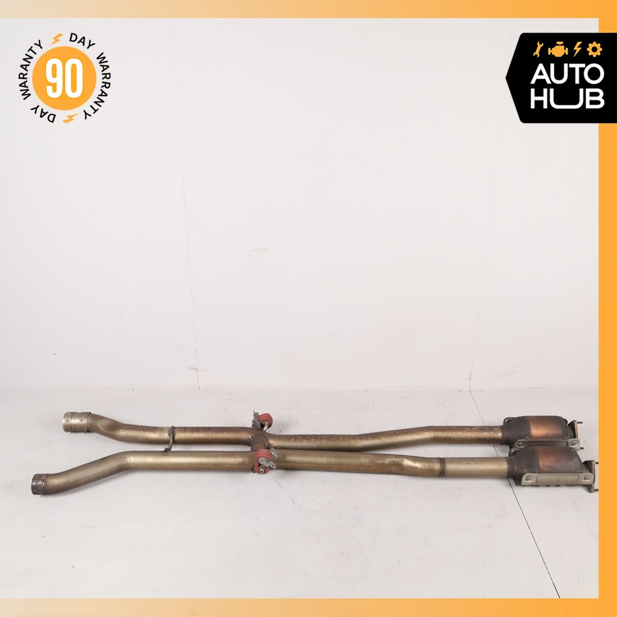 Bentley Continental Flying Spur Middle Exhaust Downpipe Left & Right Side OEM - photo 8