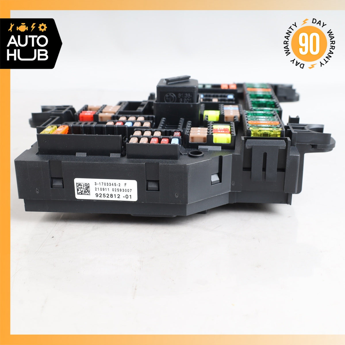 BMW F10 550i 650i Rear Trunk Power Distribution Fuse Relay Box OEM - photo 7