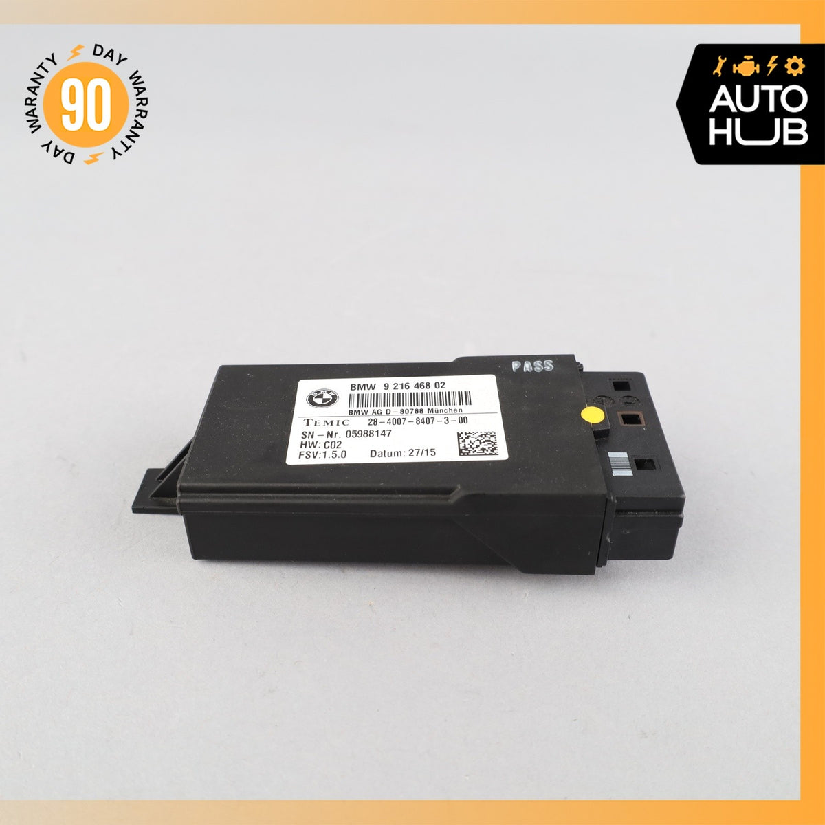 BMW F15 X5 Front Left or Right Seat Heating Control Module 9216468 OEM - photo 5