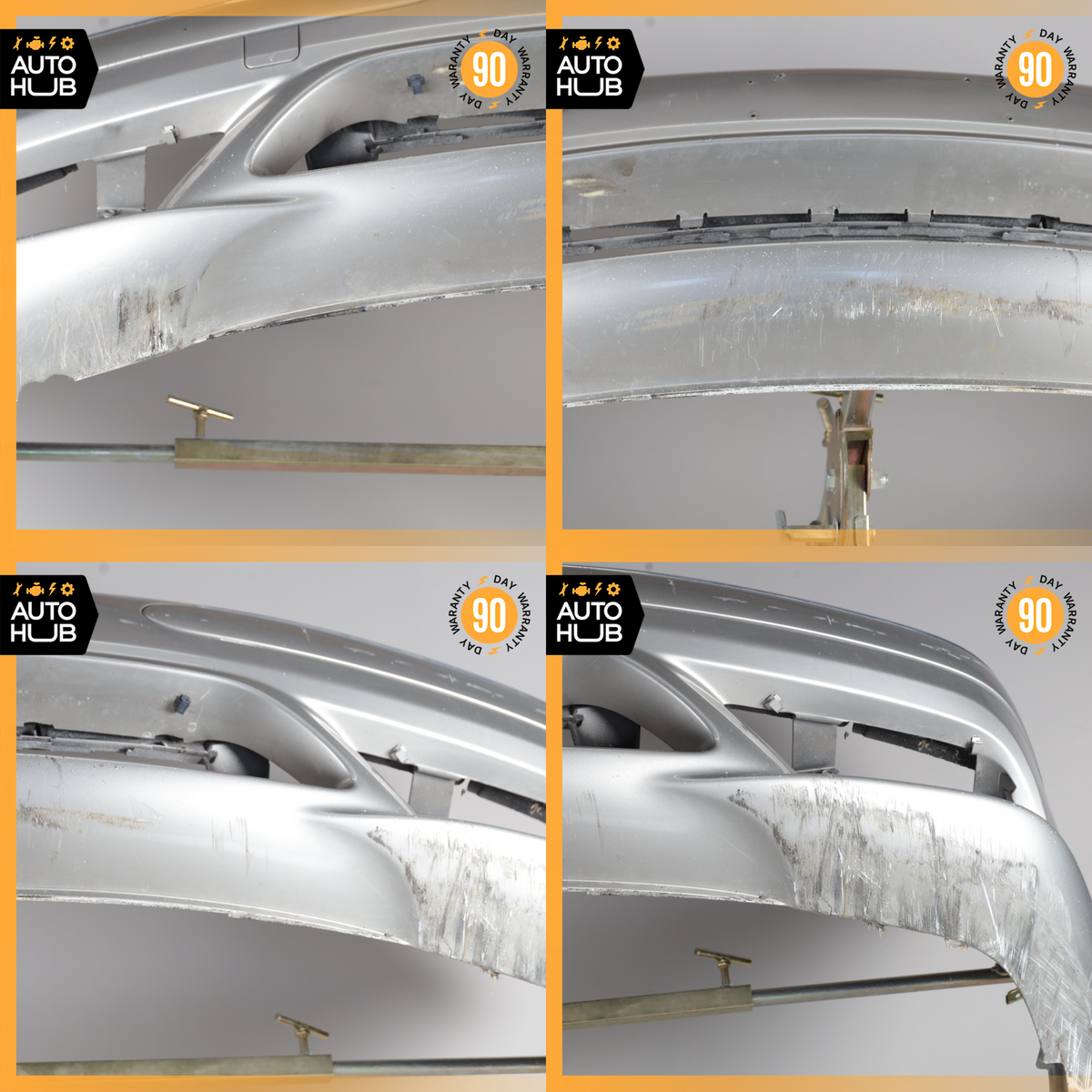 03-06 Mercedes W215 CL500 CL55 AMG Sport Front Bumper Cover Assembly Silver OEM - photo 13