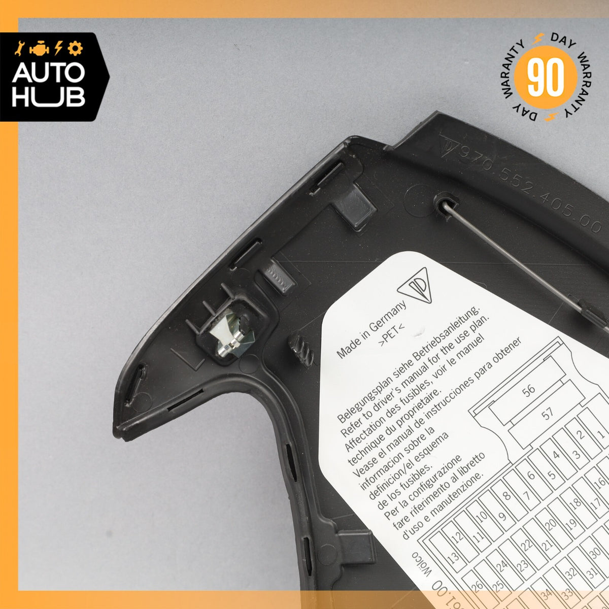 Porsche Panamera 970 S Hybrid Left Side Dashboard Trim Cover Panel Black OEM - photo 7