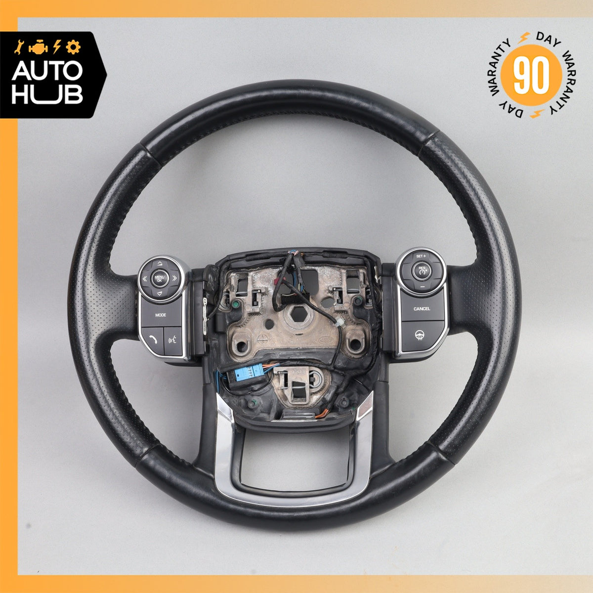 14-22 LR Range Rover Sport L494 Leather Heated Steering Wheel w/ Switches OEM - photo 1