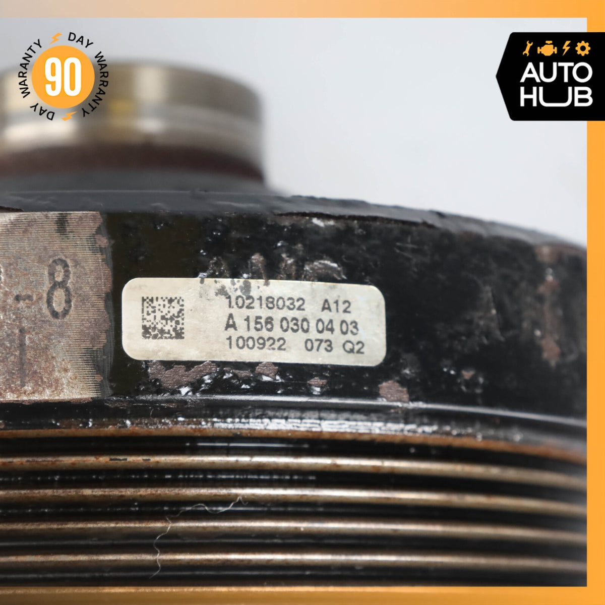 07-15 Mercedes W164 ML63 E63 SLS AMG Crank Shaft Pulley Harmonic Dampener OEM - photo 12