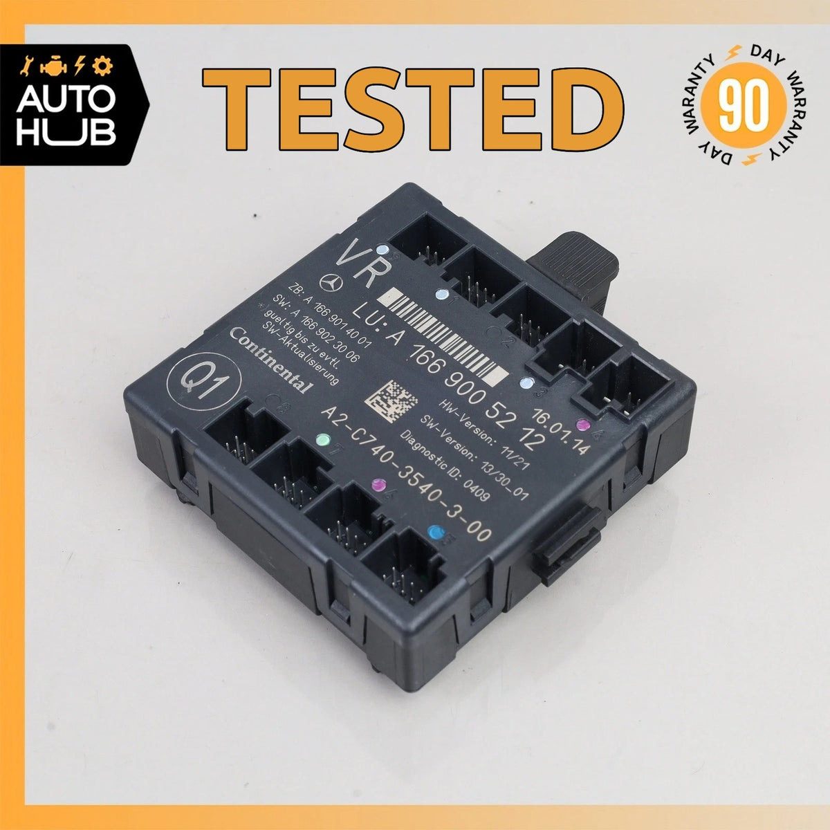 12-20 Mercedes X166 GL450 GLA250 ML350 Front Right Side Door Control Module OEM - photo 1