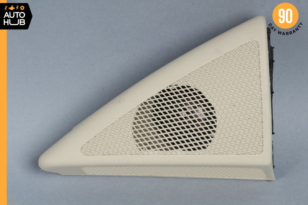 03-06 Mercedes W211 E500 E350 E55 AMG Front Left Tweeter Speaker Cover Beige OEM - photo 5
