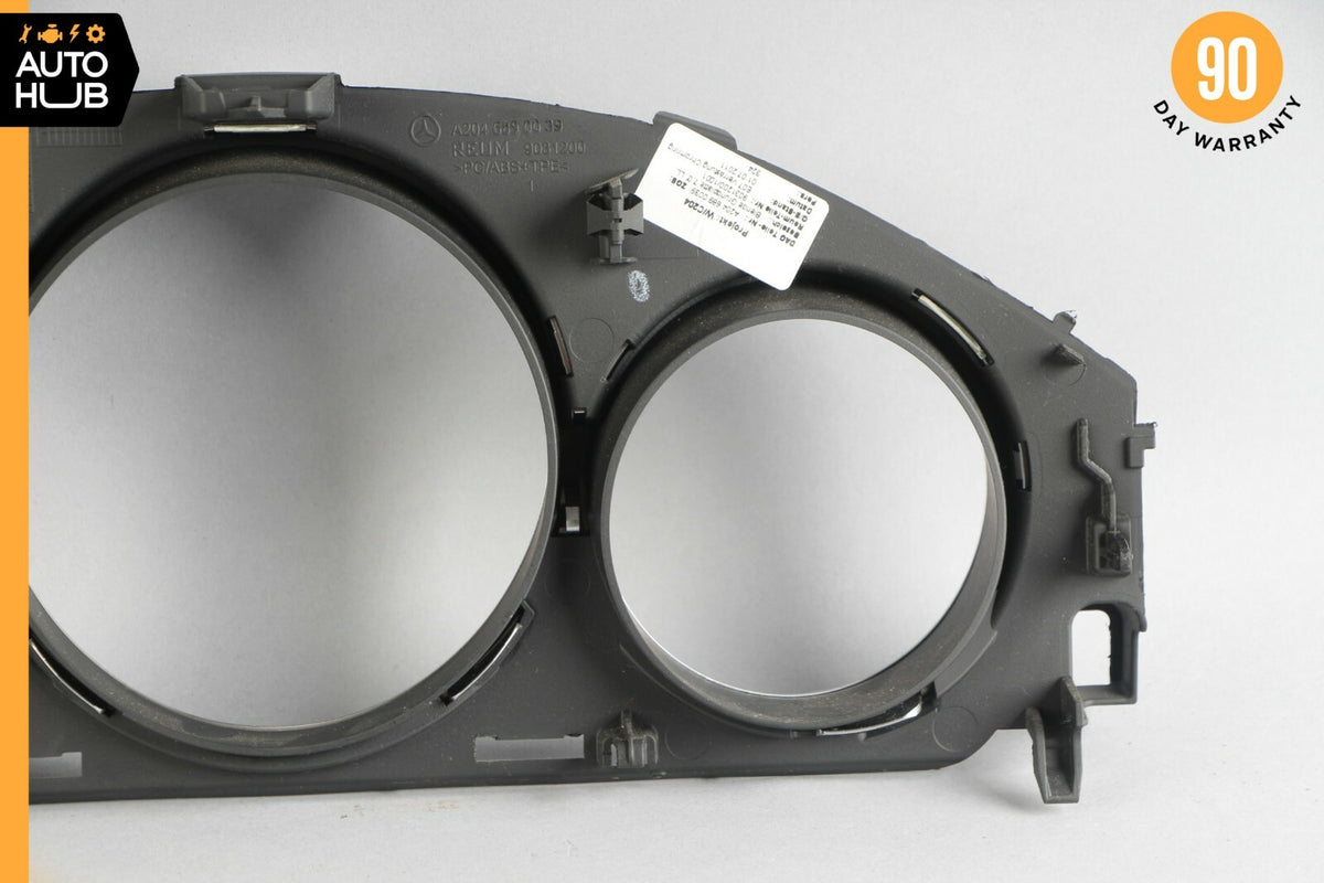 12-14 Mercedes W204 C250 C300 C350 Instrument Cluster Speedometer Bezel Trim OEM - photo 10
