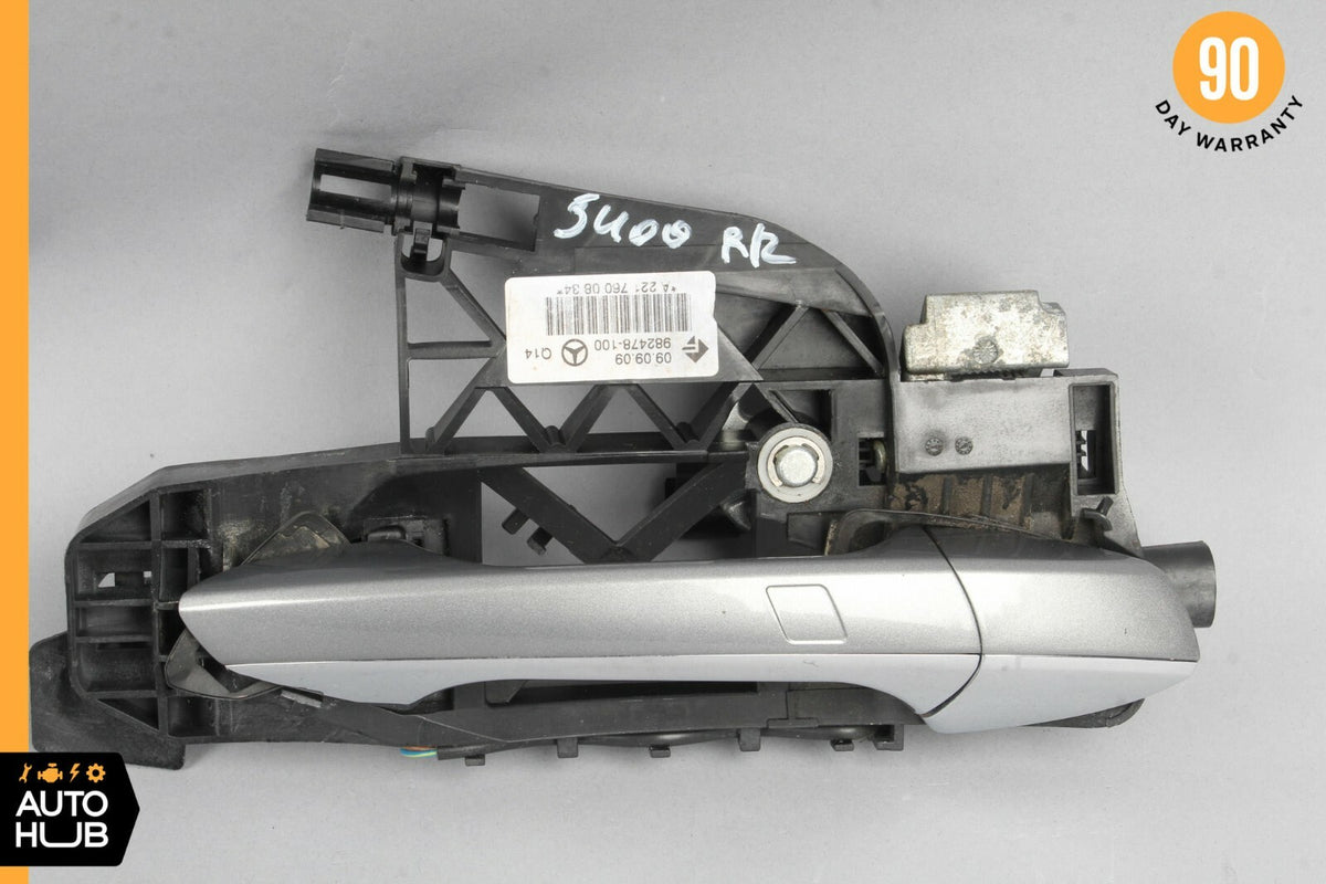 07-13 Mercedes W221 S550 S400 Rear Right Exterior Door Handle Keyless Go OEM - photo 2