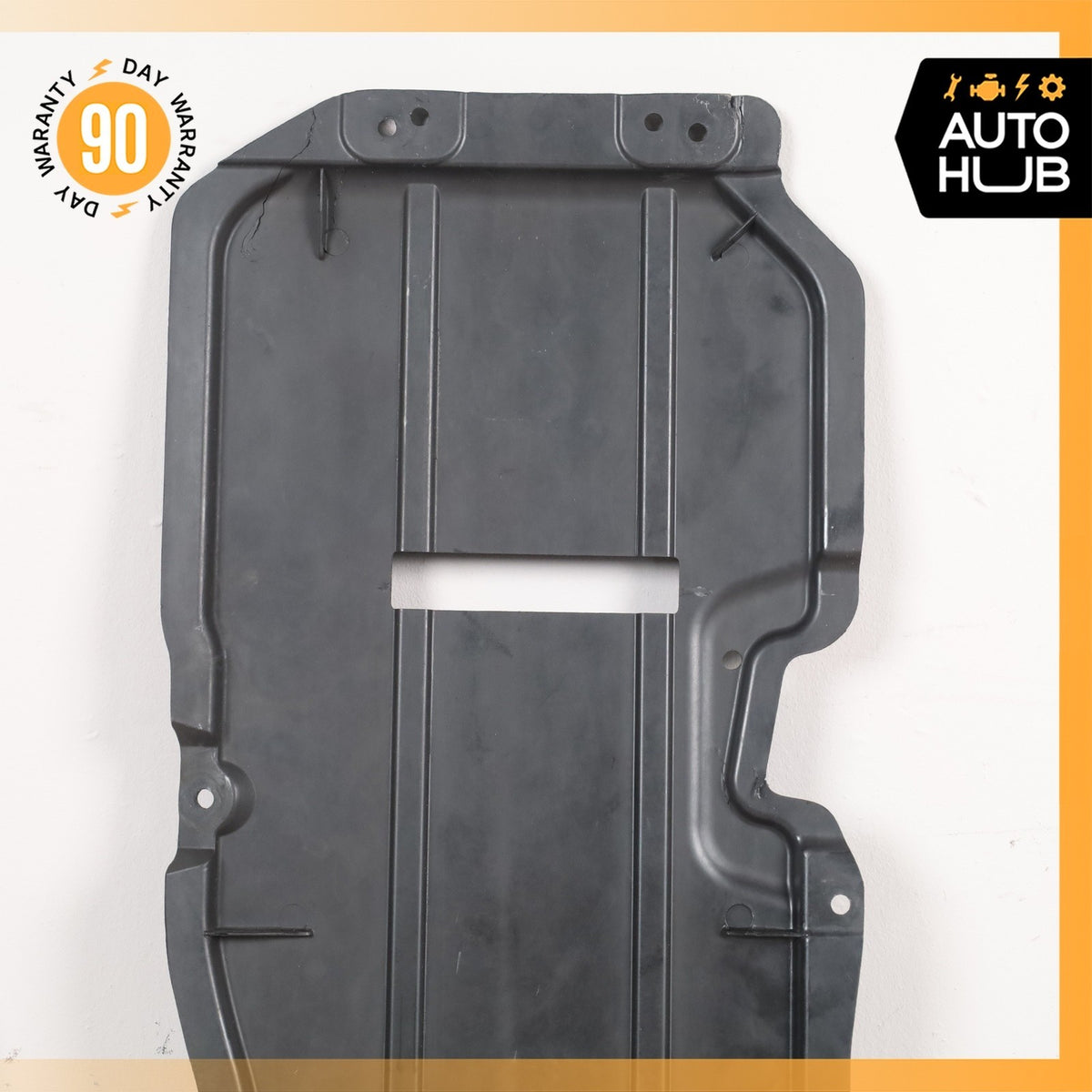 19-23 Mercedes W205 C63 AMG Under Engine Rear Lower Splash Shield Guard OEM 43k - photo 4