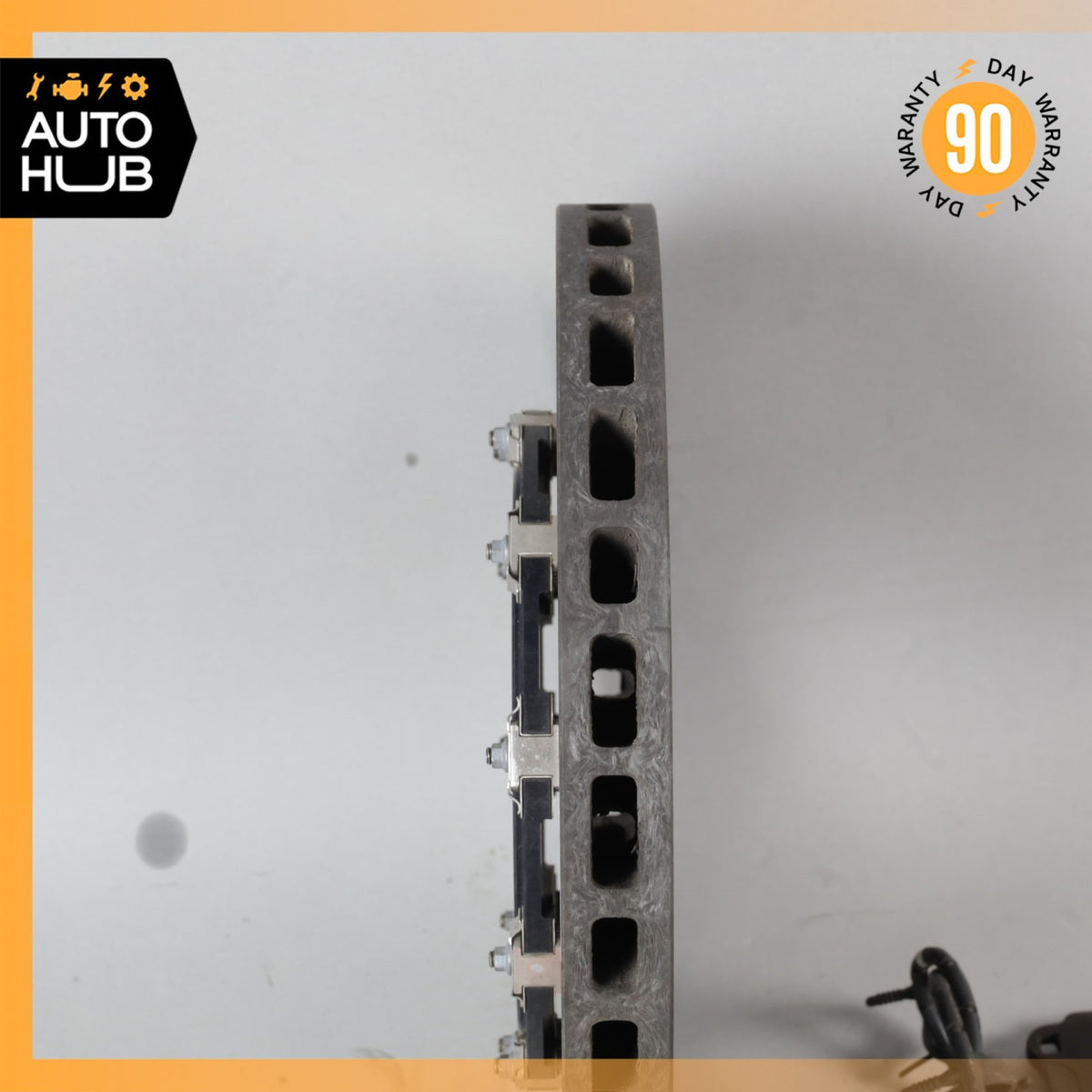 08-16 Aston Martin DB9 DBS Rear Carbon Ceramic Brake Rotor ED232C026CA OEM 22k - photo 19