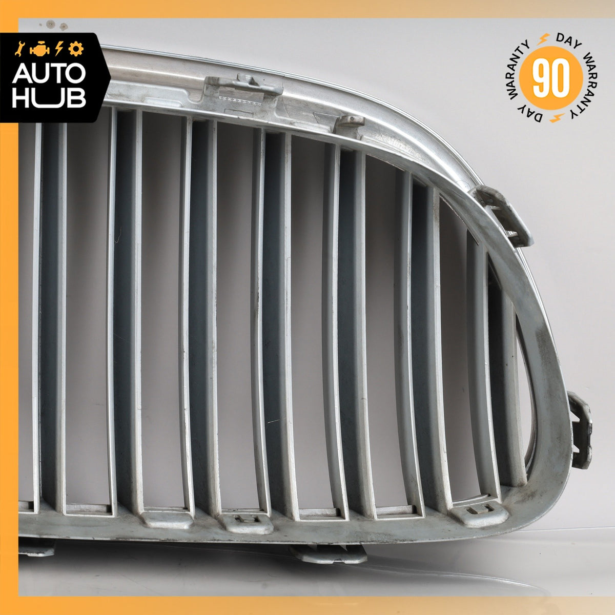 11-13 BMW F10 550i ActiveHybrid 5 Left Side Radiator Hood Grill Grille OEM - photo 10