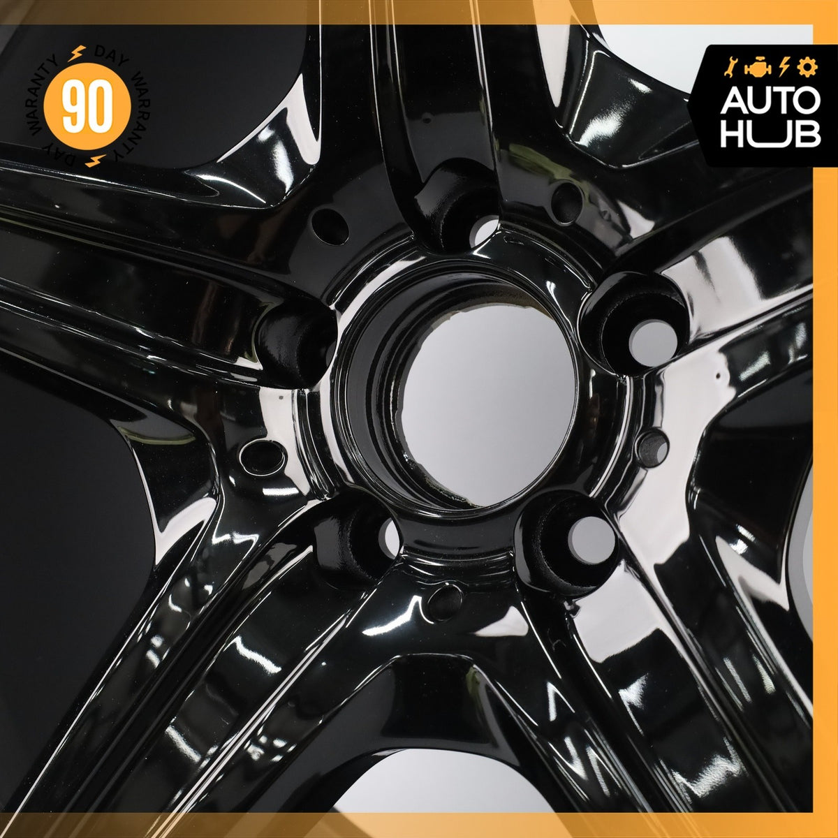 Mercedes W219 CLS550 CLS63 AMG 9.5 x 18 18" Rear Wheel Rim Black 2194011802 OEM - photo 8