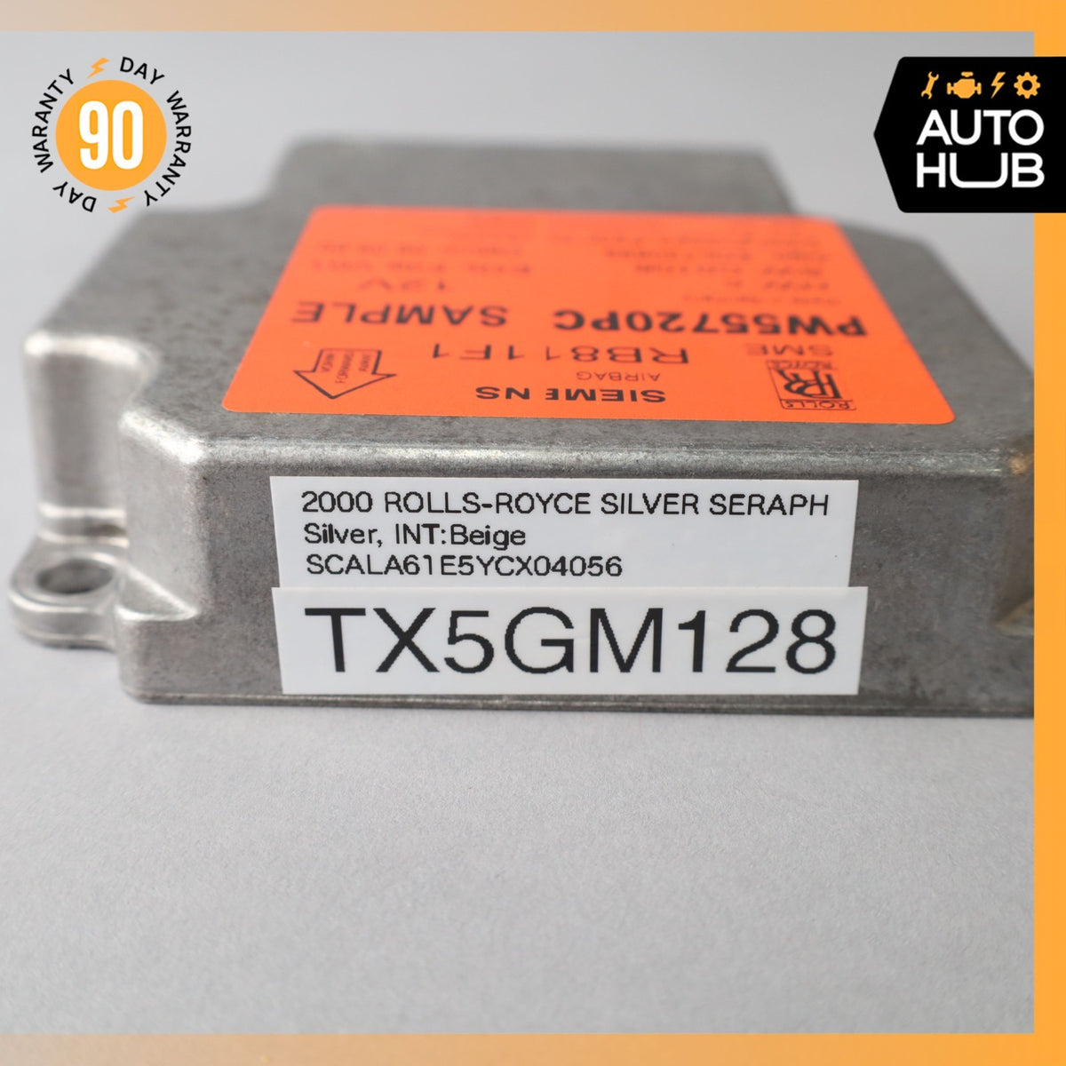 00-02 Rolls Royce Seraph Arnage Airbag Air Bag Sensor SRS Control Module OEM - photo 9